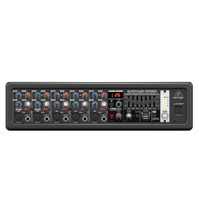 Bàn mixer Behringer PMP550M, 5 kênh