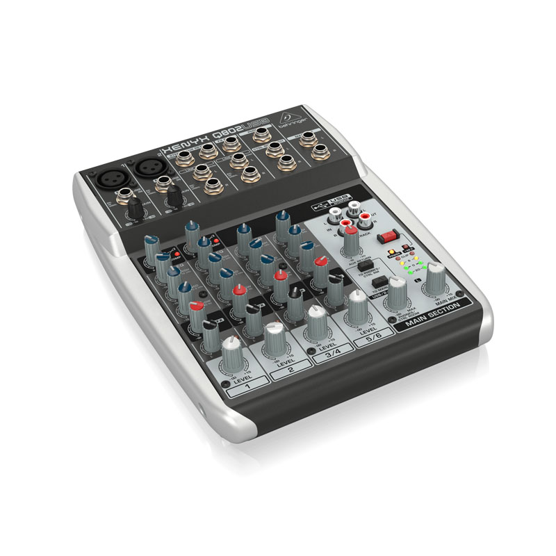 Bàn mixer Behringer Xenyx Q802USB, 2 Bus, 8 Đầu Vào-1
