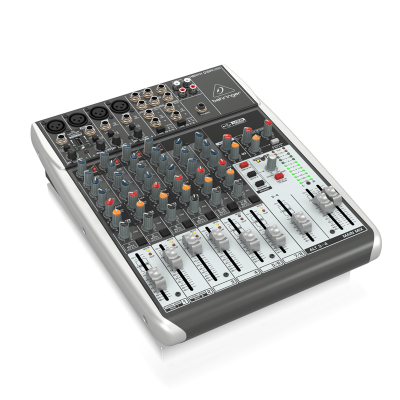 Bàn Mixer Behringer Xenyx Q1204USB, 12 Inputs, 2/2 Bus