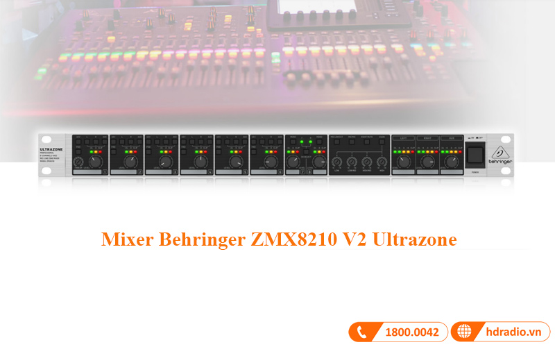 Mixer Behringer ZMX8210 V2 Ultrazone Mixer Behringer ZMX8210 V2 Ultrazone