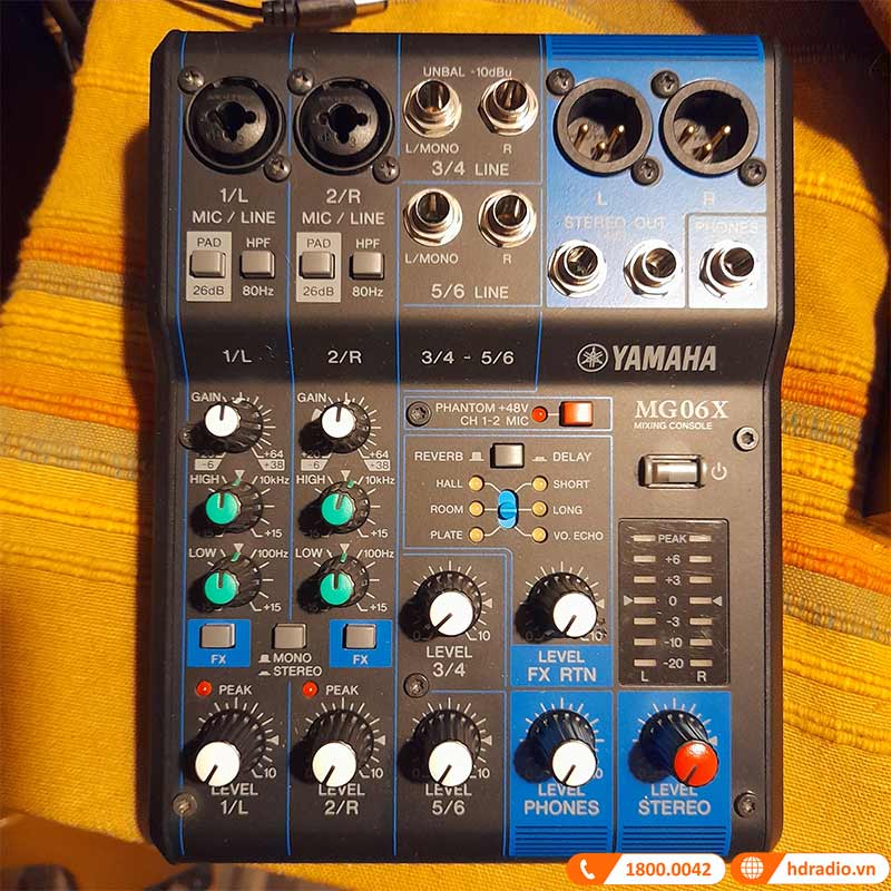Bàn Mixer Yamaha MG06X