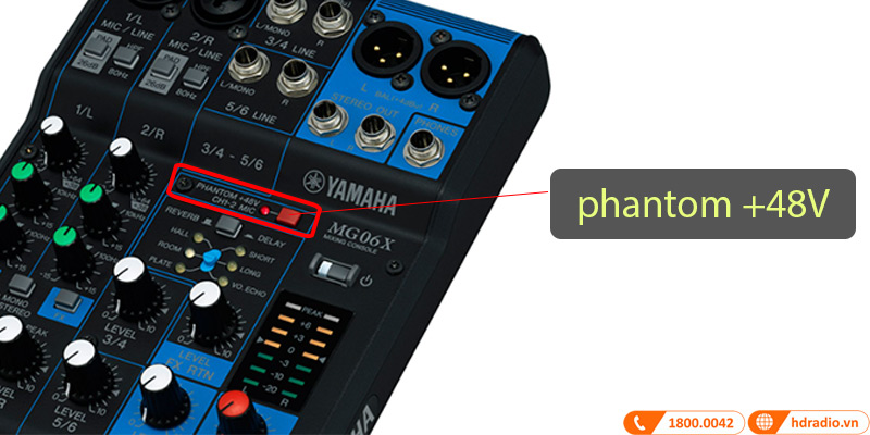 Bàn Mixer Yamaha MG06X