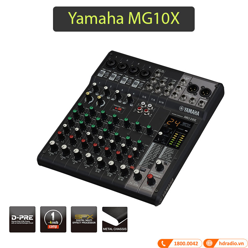 Bàn Mixer Yamaha MG10X