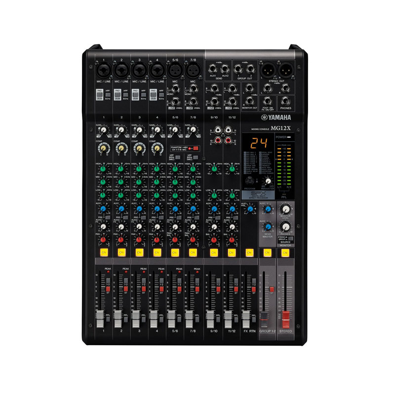 Thiết kế Bàn Mixer Yamaha MG12X CV Thiết kế Bàn Mixer Yamaha MG12X CV