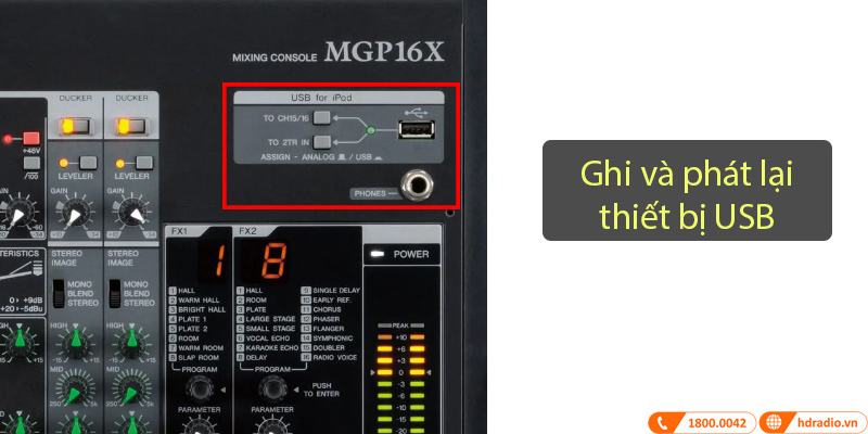 Bàn Mixer Yamaha MGP16X