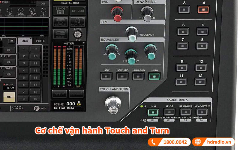 Cơ chế vận hành mixer Yamaha QL1