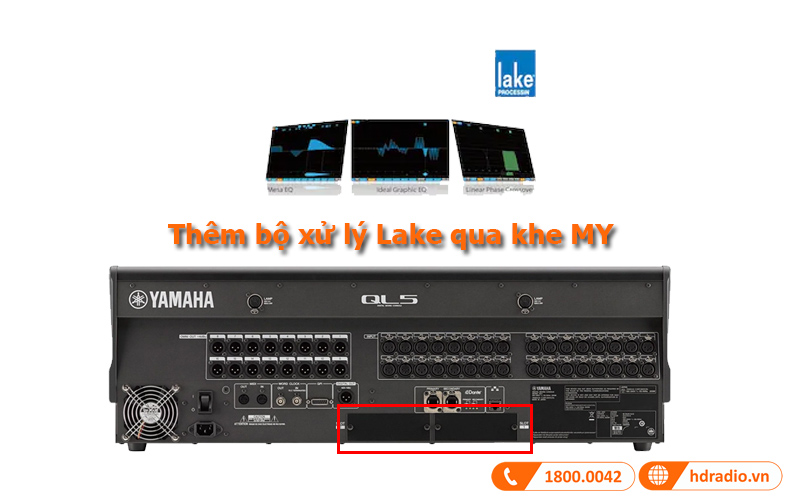 Bộ xử lý Lake bàn mixer Yamaha QL5