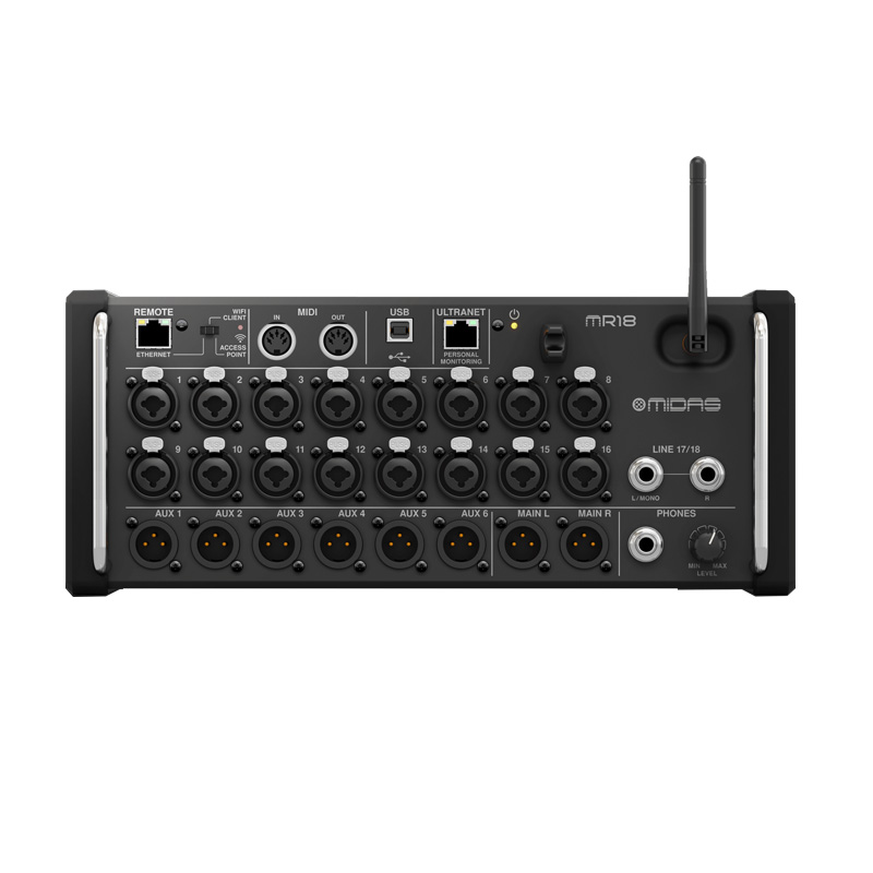 Mixer Midas MR18, 18 kênh, APP M AIR MIX/Edit