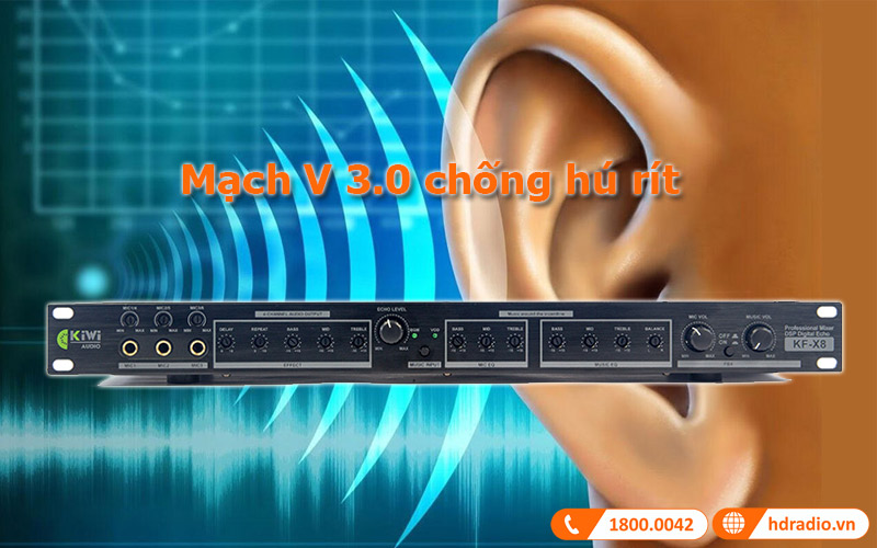 Mạch V3.0 chống hú