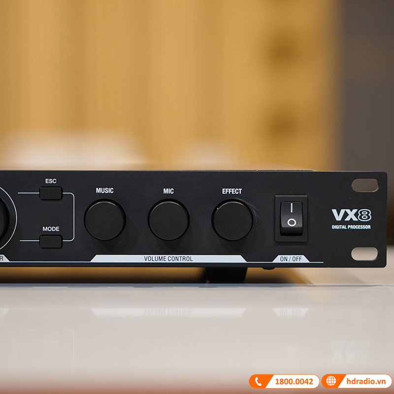 Vang số JBL VX8 chính hãng Ba Sao, Chống hú Rít, 6CH, DSP, Optical-2