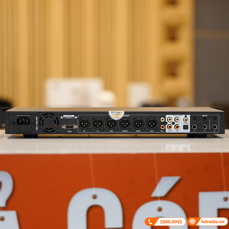 Vang số JBL VX8 chính hãng Ba Sao, Chống hú Rít, 6CH, DSP, Optical-5