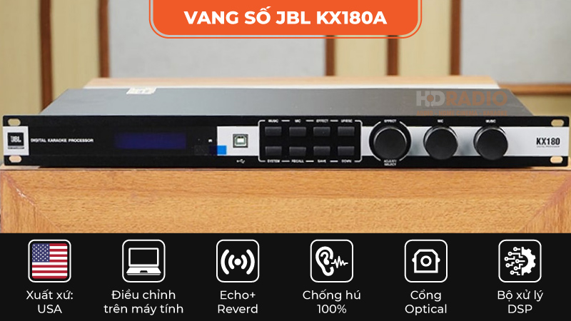 Vang số JBL Kx180A