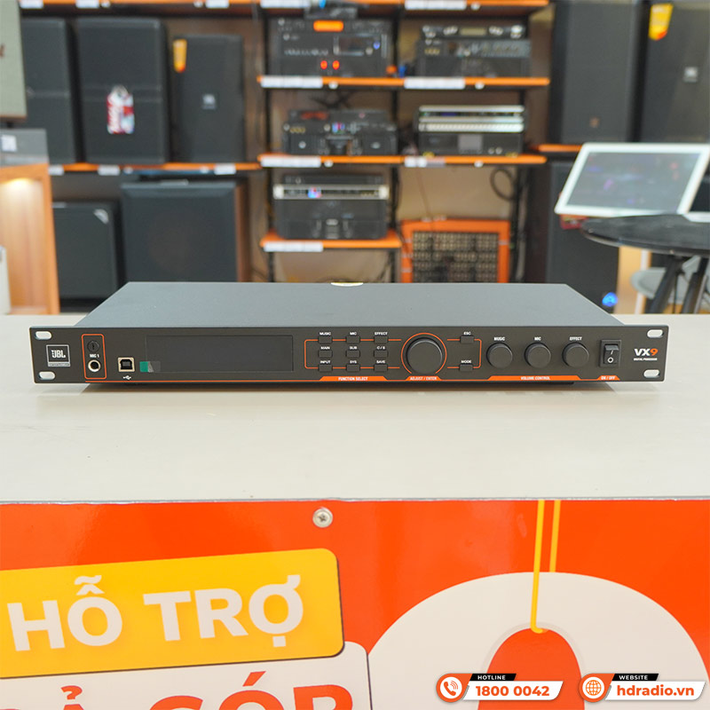 Vang số JBL VX9, DSP, USB2.0 Type-B, Optical, Coaxial, XLR, RCA (NEW 2025)-1