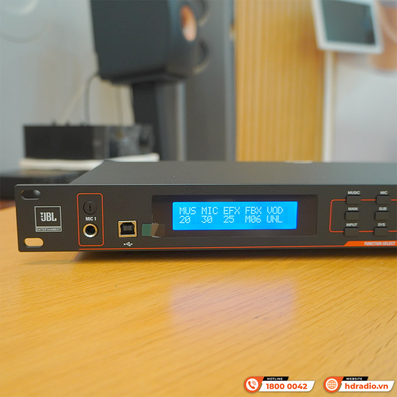 Vang số JBL VX9, DSP, USB2.0 Type-B, Optical, Coaxial, XLR, RCA (NEW 2025)-2