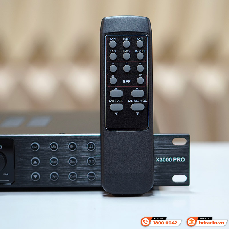 Vang số JKaudio X3000 Pro, Chống Hú Rít, 6CH, Chip DSP mới-14