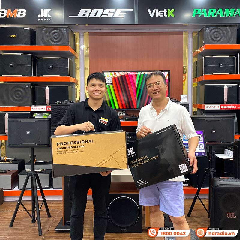 khách hàng mua Vang số JKaudio X9900 Pro tại hdradio