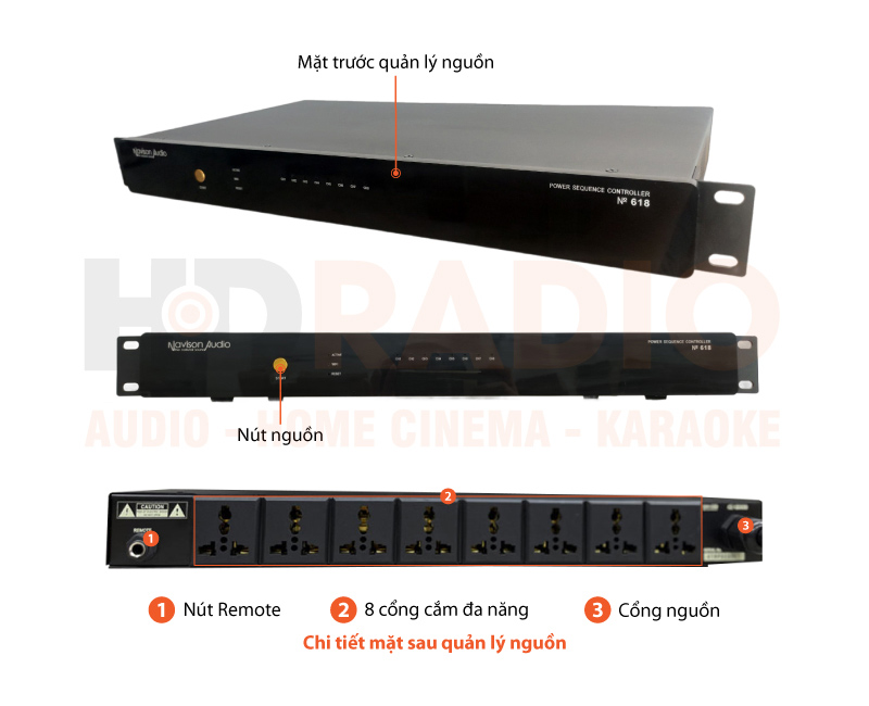 Quản lý nguồn Navison Audio N618
