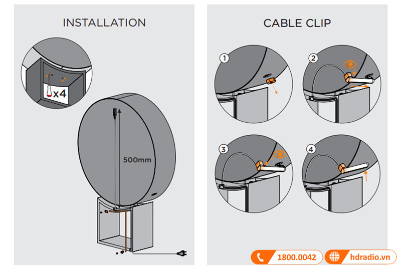 Hướng dẫn sử dụng chân đế loaB&O Beosound Edge Floor Stand