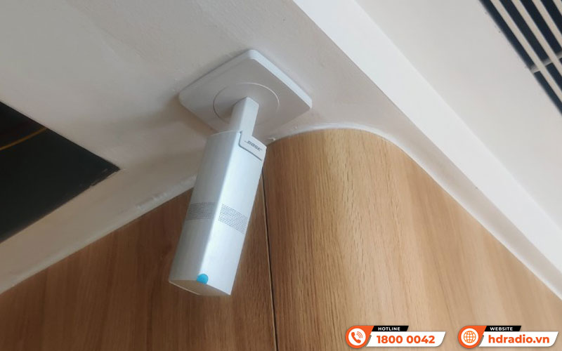 Công trình lắp đặt Giá đỡ gắn trần Bose Omni Jewel thực tế atji nhà anh Nam ở Thái Bình