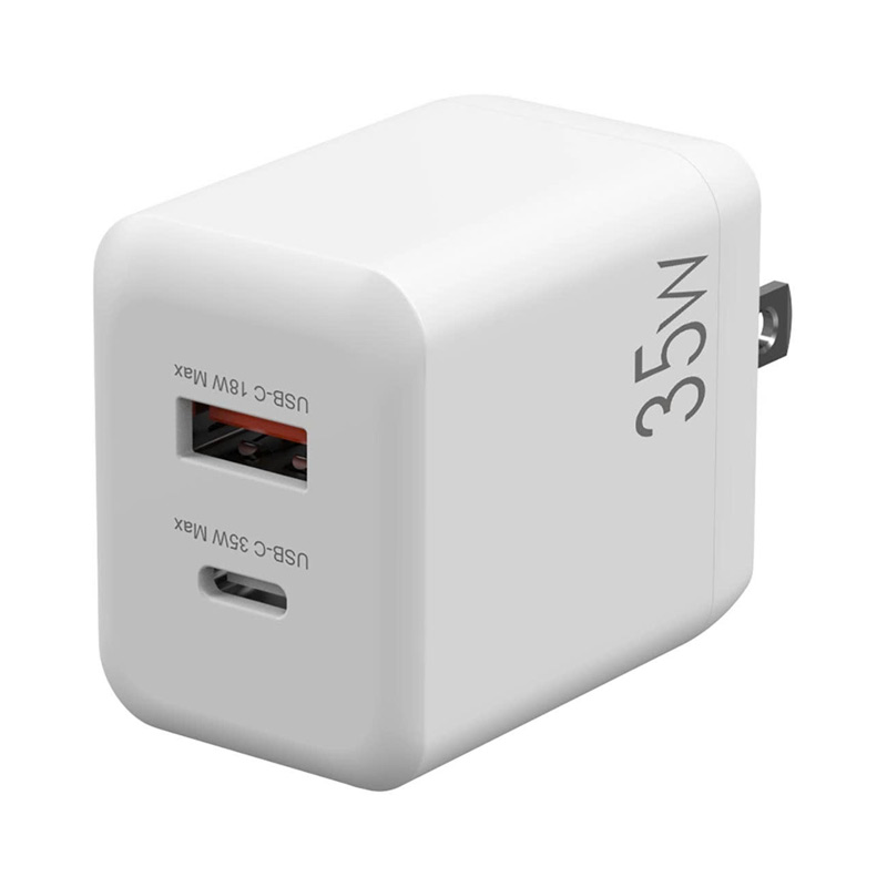 Sạc 9FIT PD 35W 1A1C GaN White - 9FAC001W-7