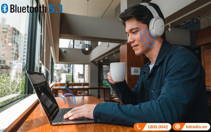 Bluetooth 5.1 - Tai Nghe Bose Quietcomfor 45
