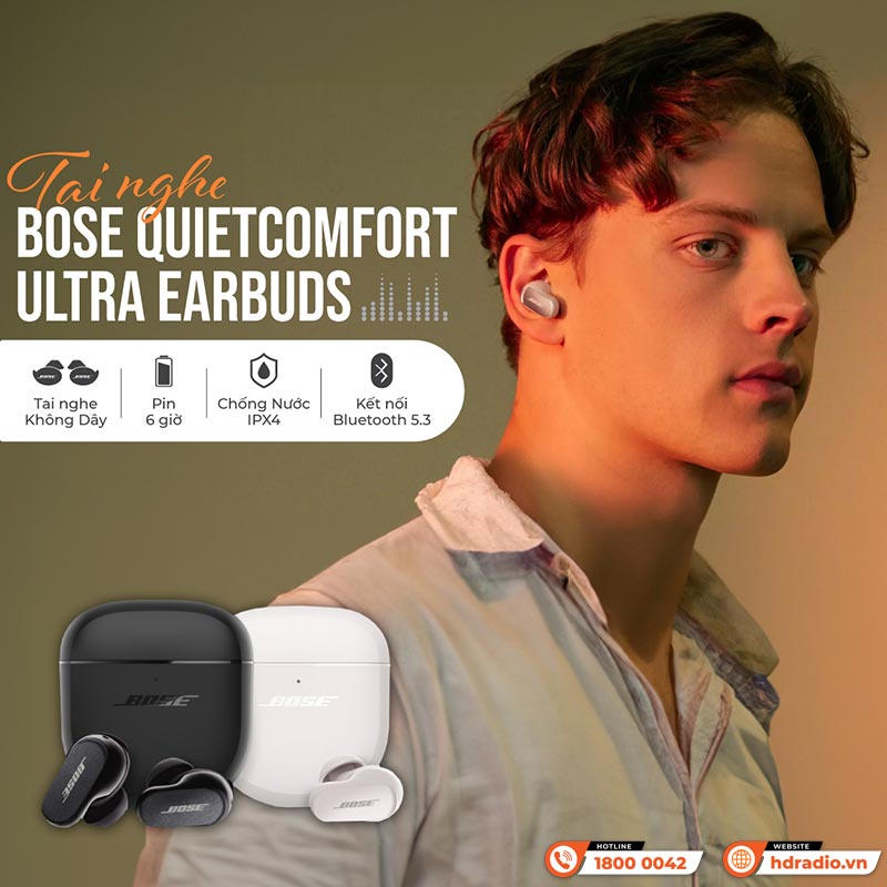 Tai nghe Bose QuietComfort Ultra Earbuds chính hãng