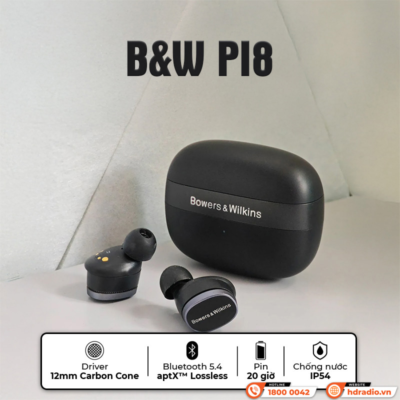 Tính năng của Tai nghe B&W Pi8