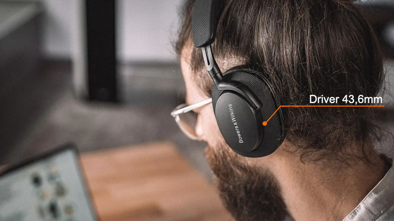 Tai Nghe B&W PX7 Trang Bị Driver 43,6mm