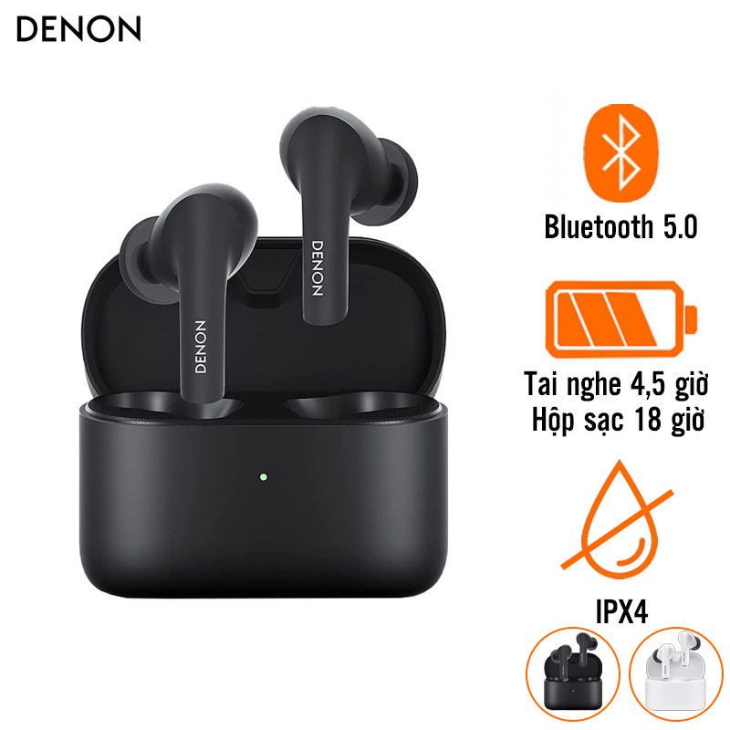 Tai Nghe Denon AH-C630W (Không Dây, Pin 4,5 Giờ, IPX4, Bluetooth 5.0)