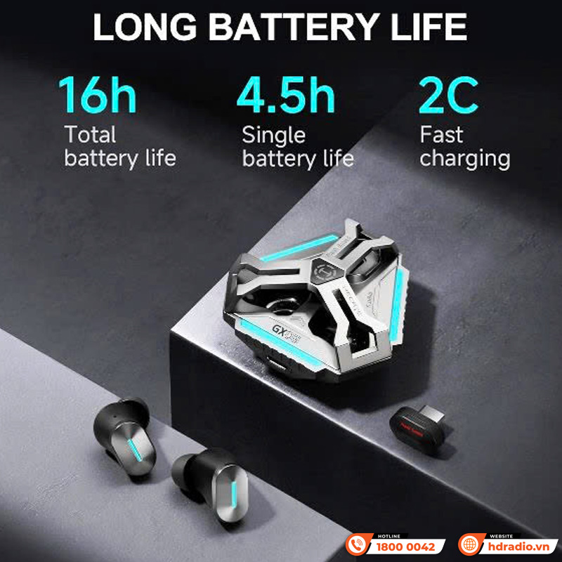 Pin Tai nghe Edifier Hecate GX05