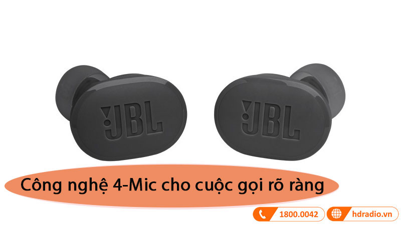 Công nghệ 4-Mic tai nghe JBL Tune Buds