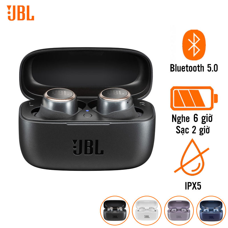Tai Nghe JBL Live 300TWS (Không Dây, Pin 6 Giờ, IPX5, Bluetooth 5.0)