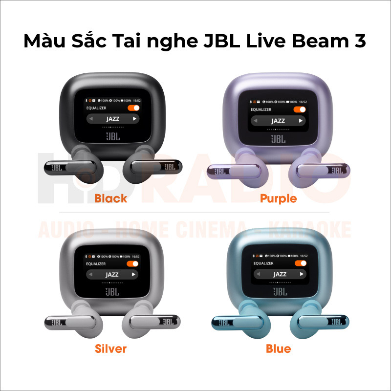 màu sắc tai nghe jbl live beam 3