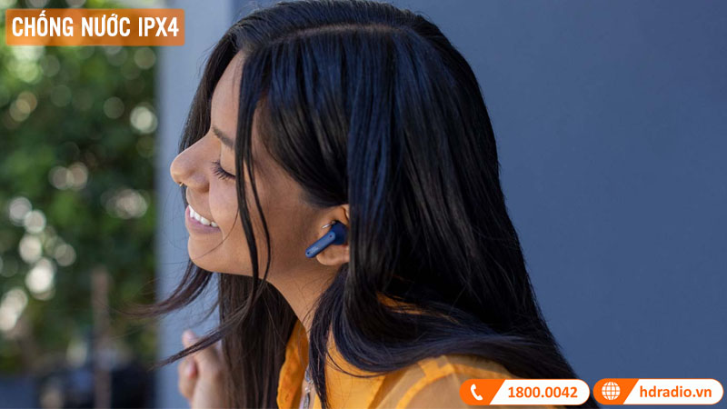 Tai Nghe JBL Tune Flex Hỗ Trợ Chuẩn Chống Nước IPX4