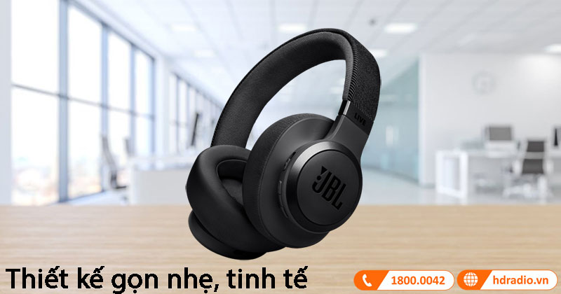 Thiết kế Tai nghe JBL Live 670NC