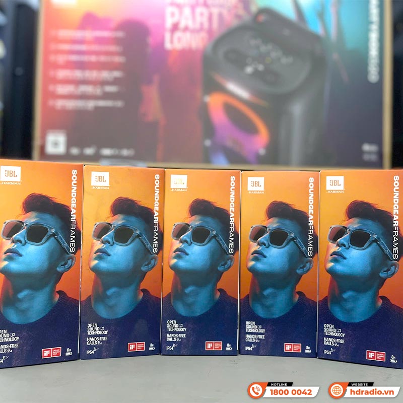 Tai Nghe kết hợp kính JBL Soundgear Frames Square (Gọng Vuông, Pin 8 Giờ, IP54, Bluetooth 5.2)-23