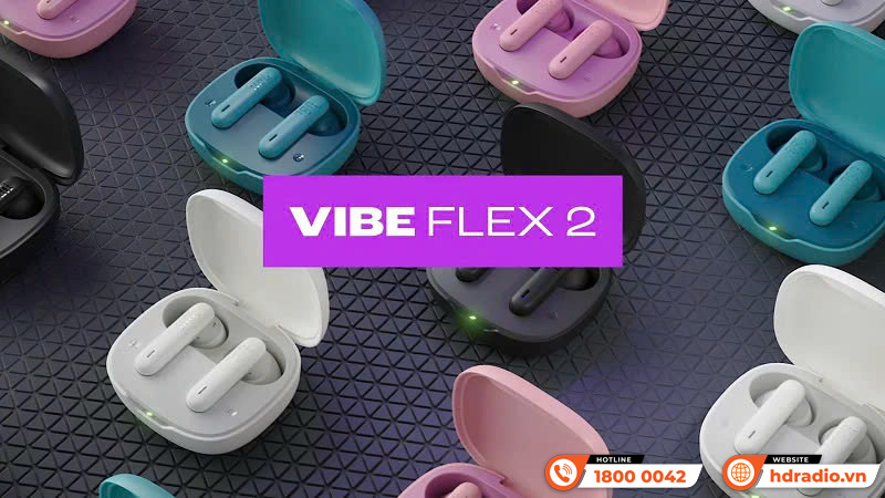 Thiết kế Tai nghe JBL Vibe Flex 2