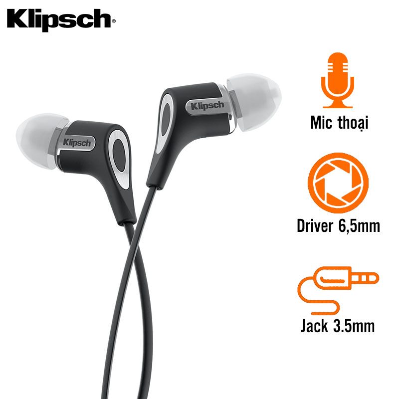 Tai Nghe Klipsch R6 (Có Dây, Jack 3.5mm)