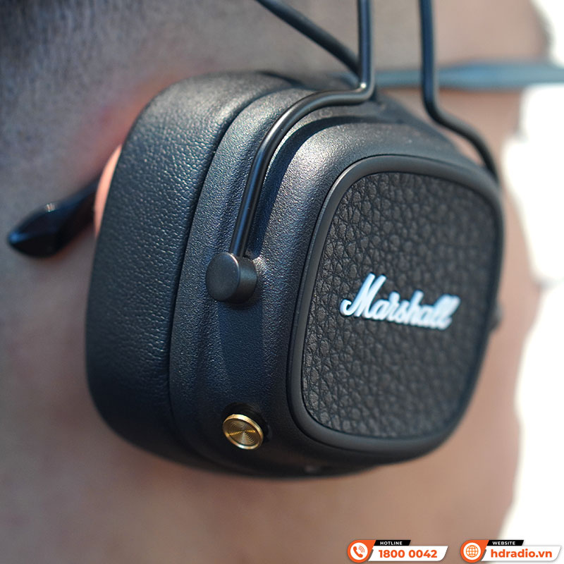 Tai Nghe Chụp tai Marshall Major V (5) Bluetooth 5.3, Pin 100 Giờ, Driver 40mm-11