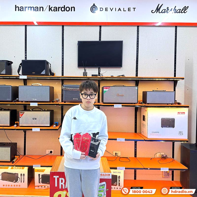 Tai Nghe Chụp tai Marshall Major V (5) Bluetooth 5.3, Pin 100 Giờ, Driver 40mm-16