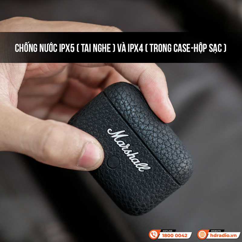 Tai Nghe Không Dây Marshall Motif II (2) A.N.C, Chống Ồn, Pin 6 Giờ, Chống Nước IPX5, Bluetooth 5.3-14