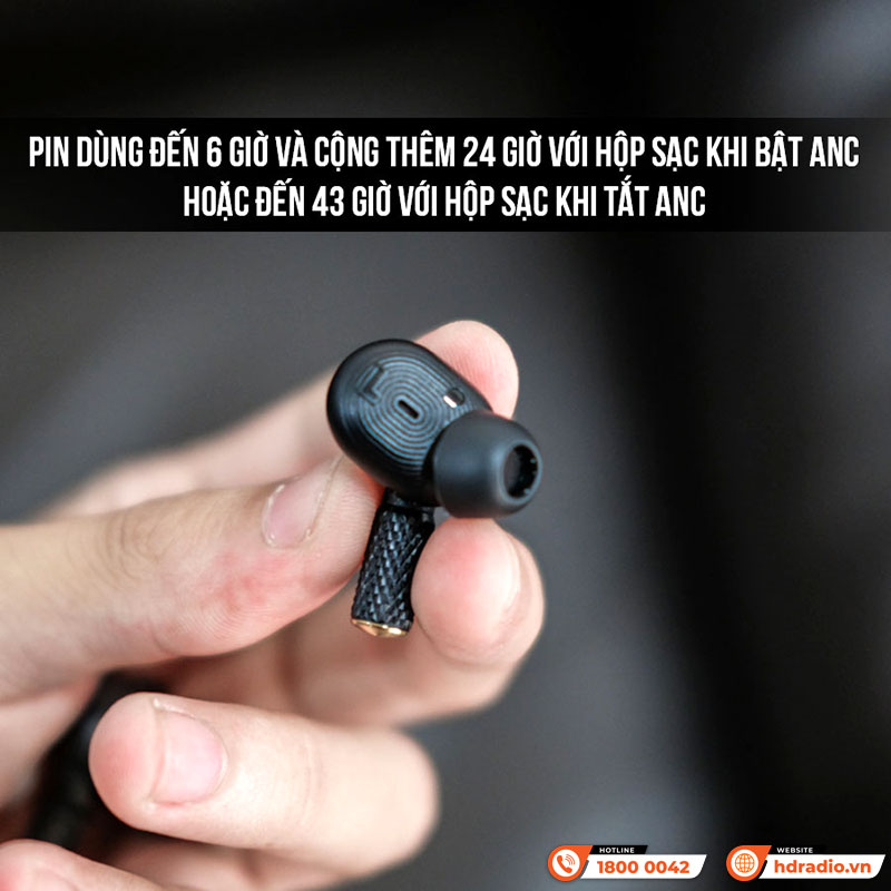 Tai Nghe Không Dây Marshall Motif II (2) A.N.C, Chống Ồn, Pin 6 Giờ, Chống Nước IPX5, Bluetooth 5.3-15