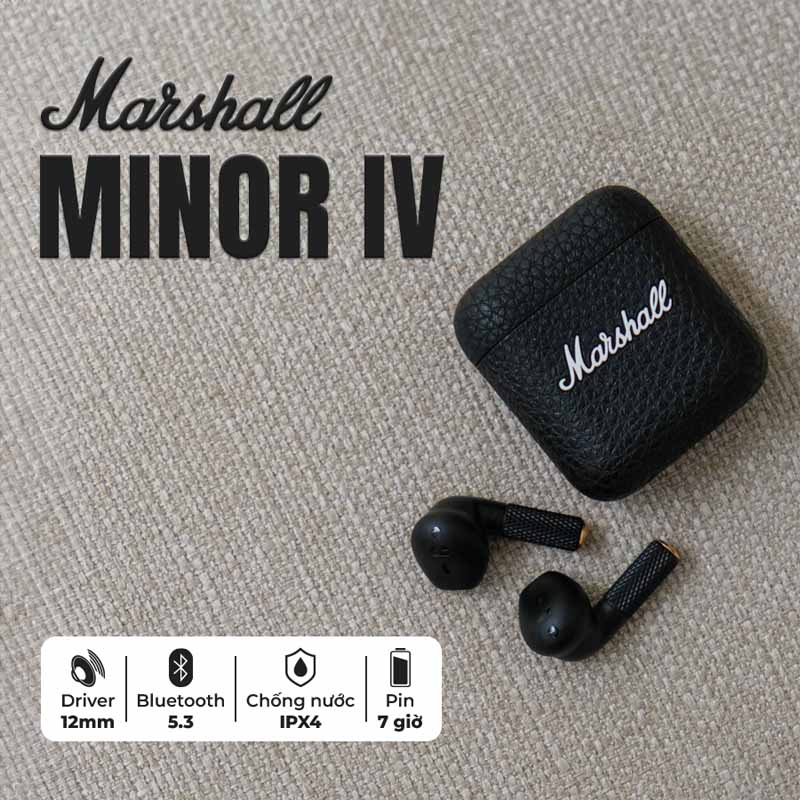 Tai nghe Bluetooth Marshall Minor 4