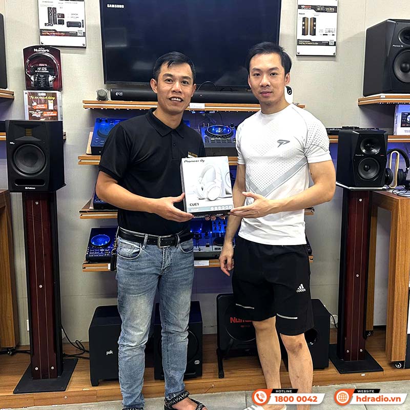 Tai nghe Pioneer HDJ-CUE1BT, Chụp tai, Bluetooth, Jack 3.5mm-6