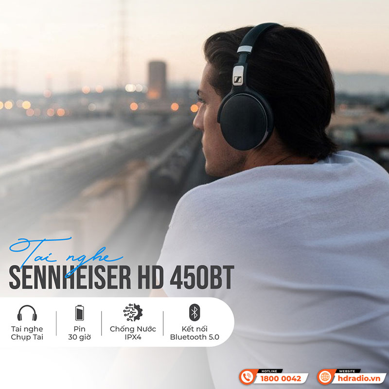 tính năng tai nghe Sennheiser HD 450BT