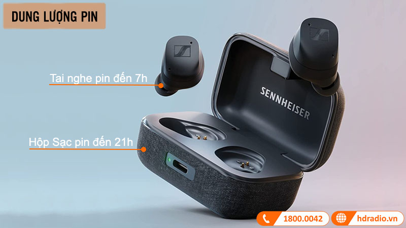 Pin Sennheiser Momentum True Wireless 3 