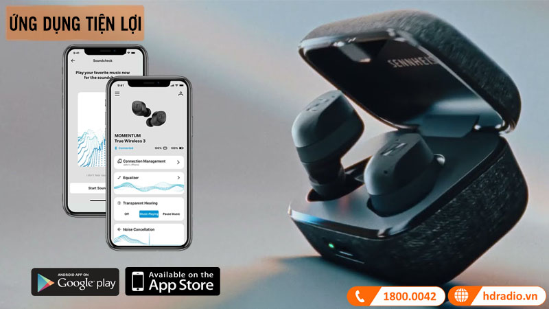 Ứng Dụng Sennheiser Momentum True Wireless 3 