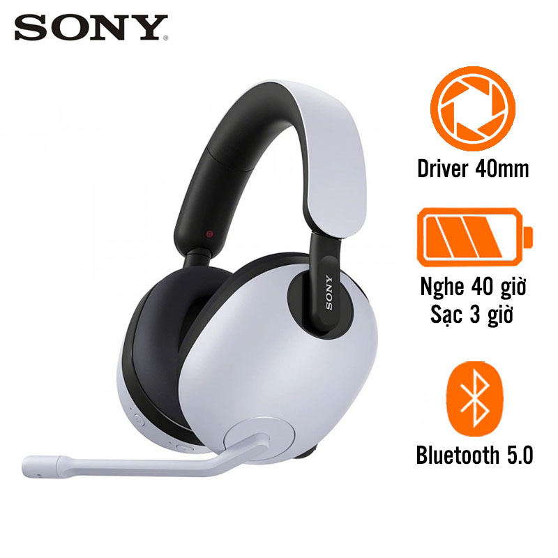 Tai Nghe Sony Inzone H7 WH-G700 (Gaming, Pin 40 Giờ, Bluetooth 5.0)