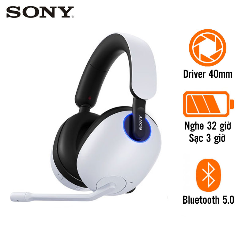 Tai Nghe Sony Inzone H9 WH-G900N (Gaming, Chống Ồn, Pin 32 Giờ, Bluetooth 5.0)