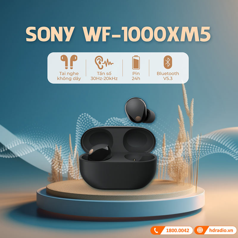 Tai nghe không dây Sony WF-1000XM5
